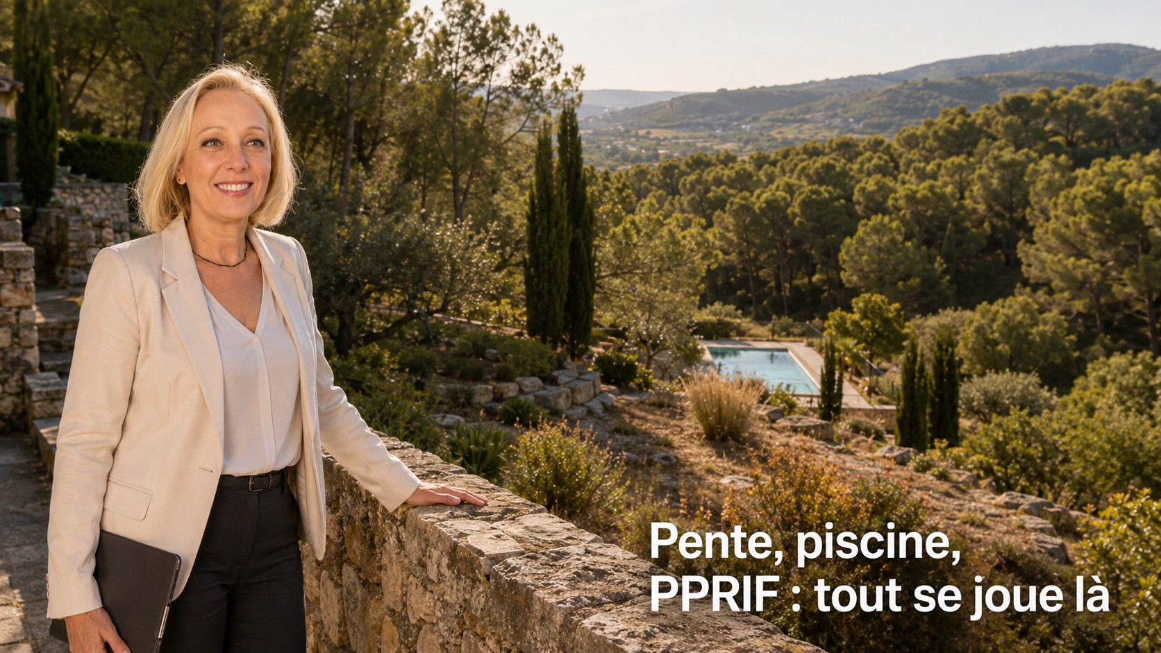 Pente du terrain, piscine et PPRIF : les critères qui font le prix à Poulx