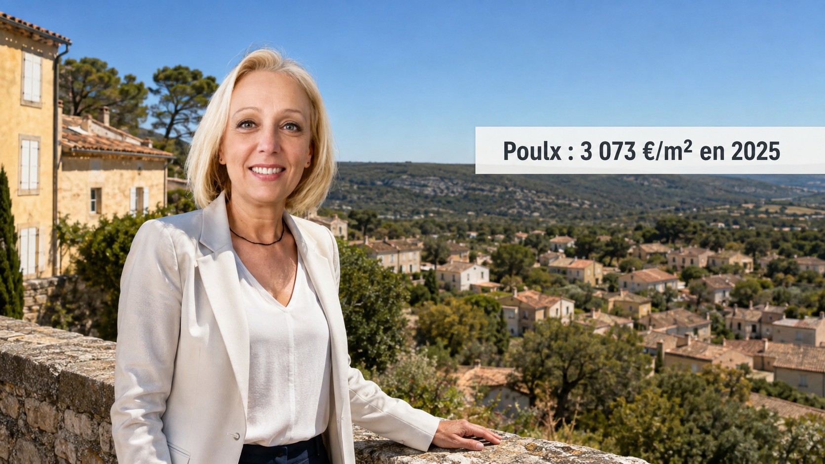 Le marché de la maison à Poulx en 2026 : 3 073 €/m² en 2025