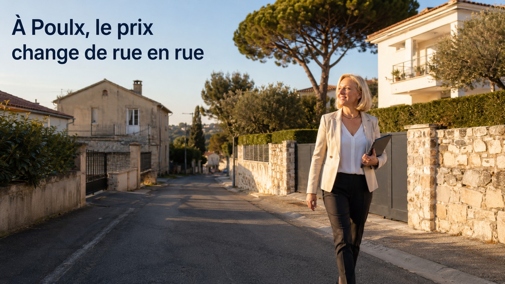 À Poulx, le prix d'une maison change de rue en rue