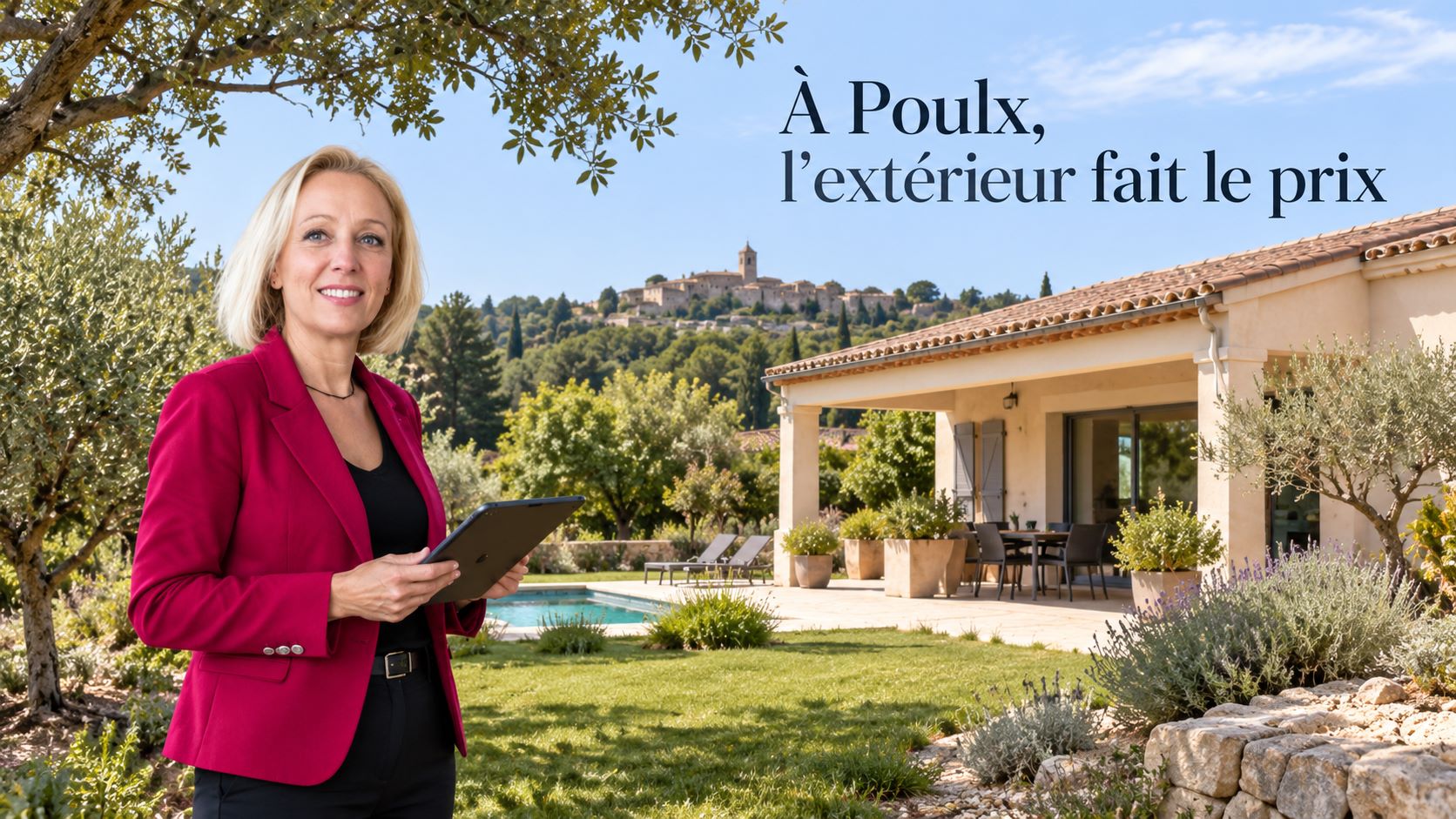 À Poulx, l'extérieur fait le prix : estimation d'une villa avec terrain arboré